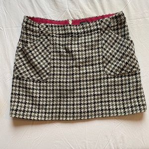 Wool J. Crew Tweed Mini Skirt